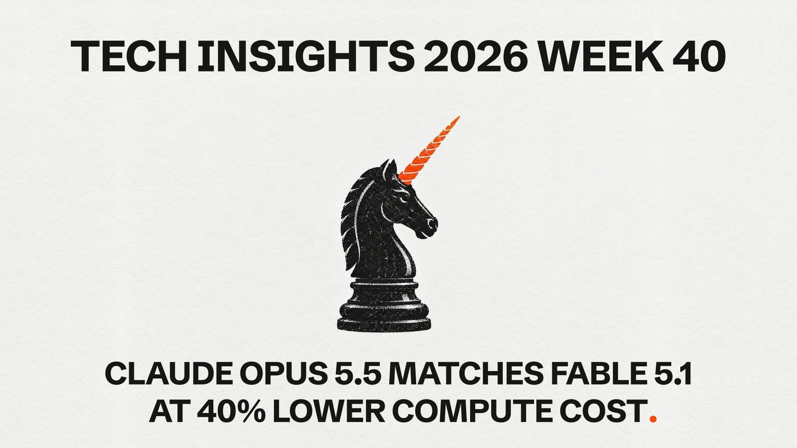 Tech Insights 2026 Week 40